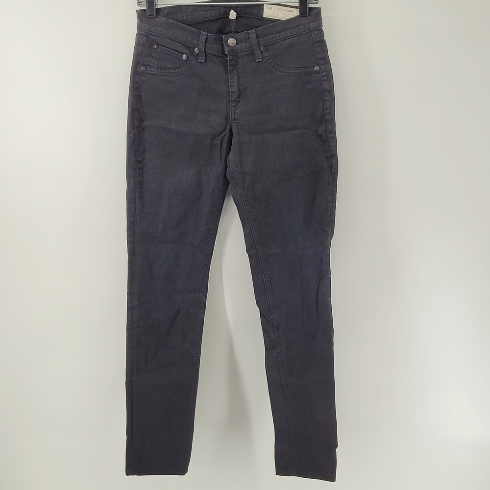 Rag & Bone Legging Jeans Womens 28 Black Skinny Denim W1503O026 PFD